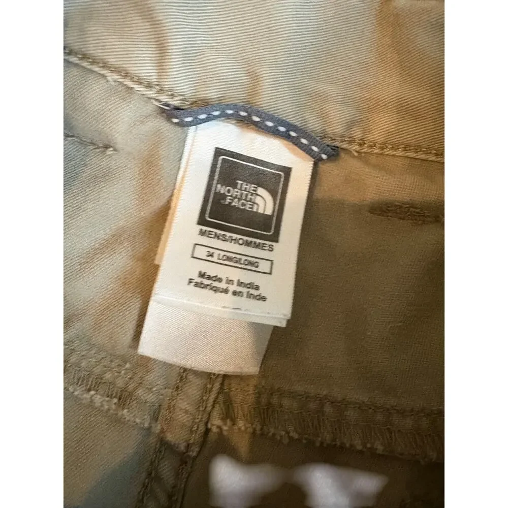Mens 34 Long The North Face Trail Short Beige Shorts EUC‎